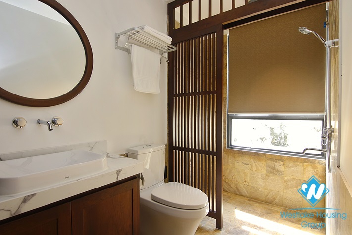 Serviced apartment for rent in Hoan Kiem District, absolutely quiet area